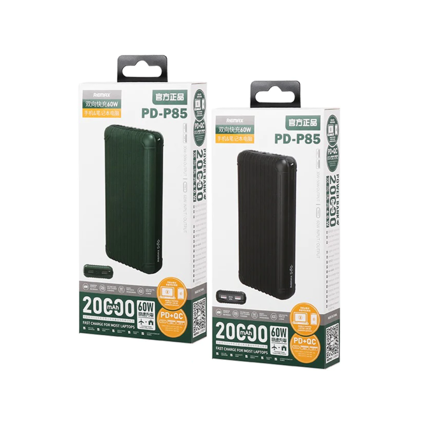 Remax Type C Powerbank 20000 mAH 60W PD-P85