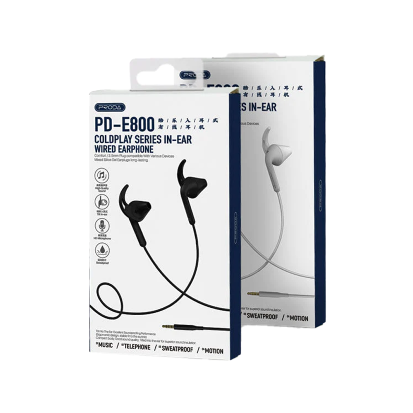 Proda In-Ear Earphone 3.5mm PD-E800
