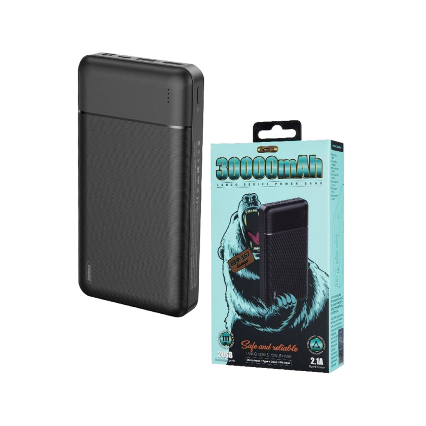 Remax Micro/Type C/Lightening Powerbank 30000 mAh RPP-167