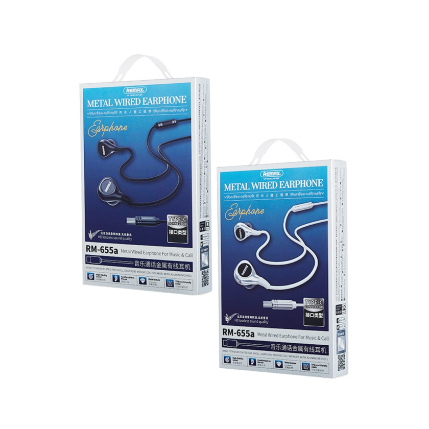 Remax Wired Type C Headset RM-655a