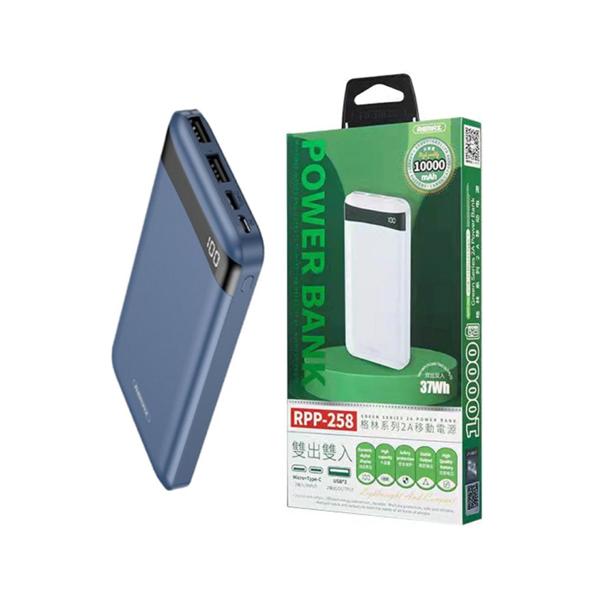 Remax Micro/Type C Powerbank 10000 mAh 37W RPP-258